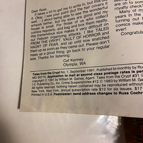 Tales of the crypt comic - Picture 2 of 3